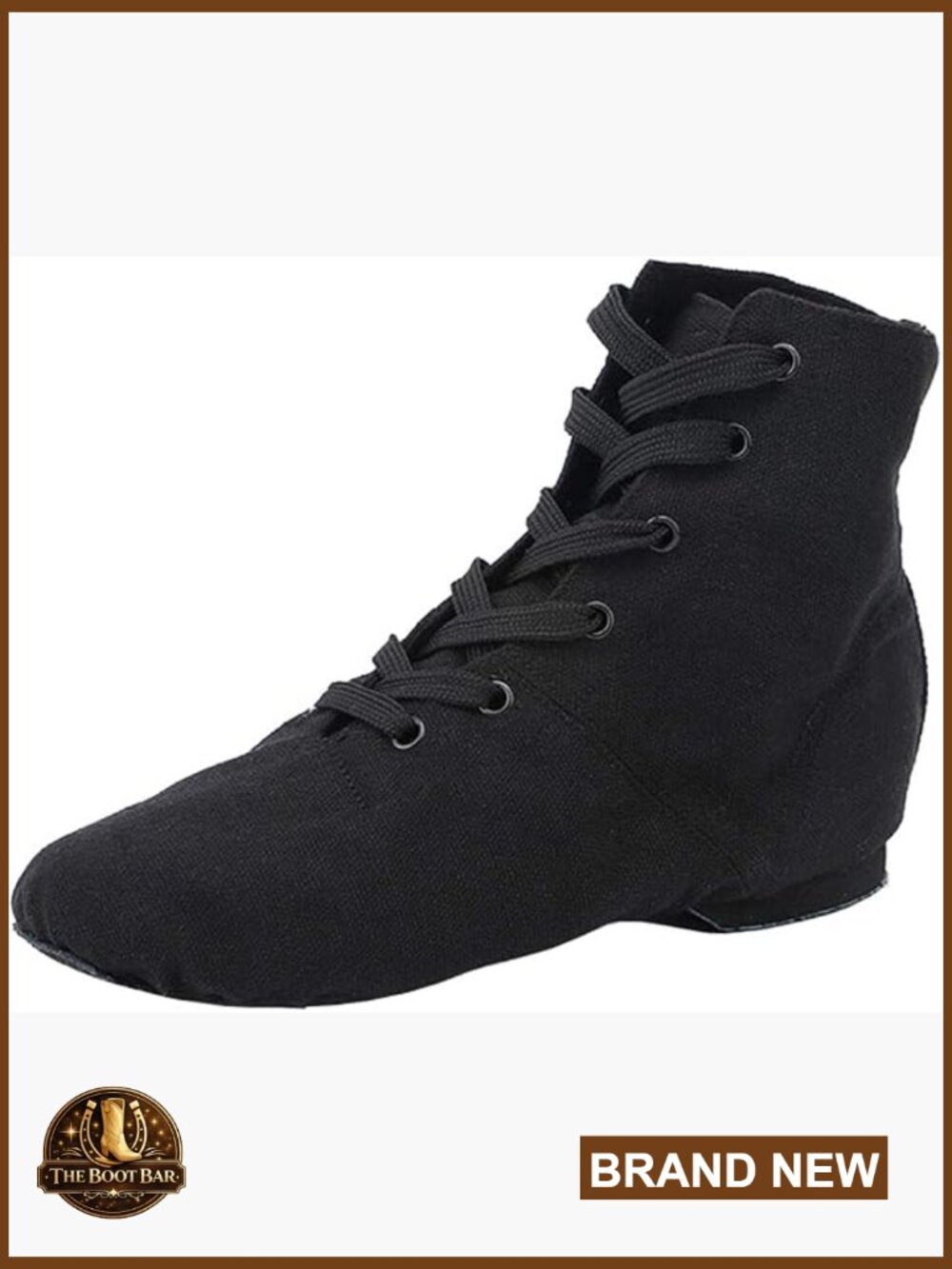 Canvas Split Sole Dance Boots Lace Up Oxford Style Ballroom Jazz Shoes